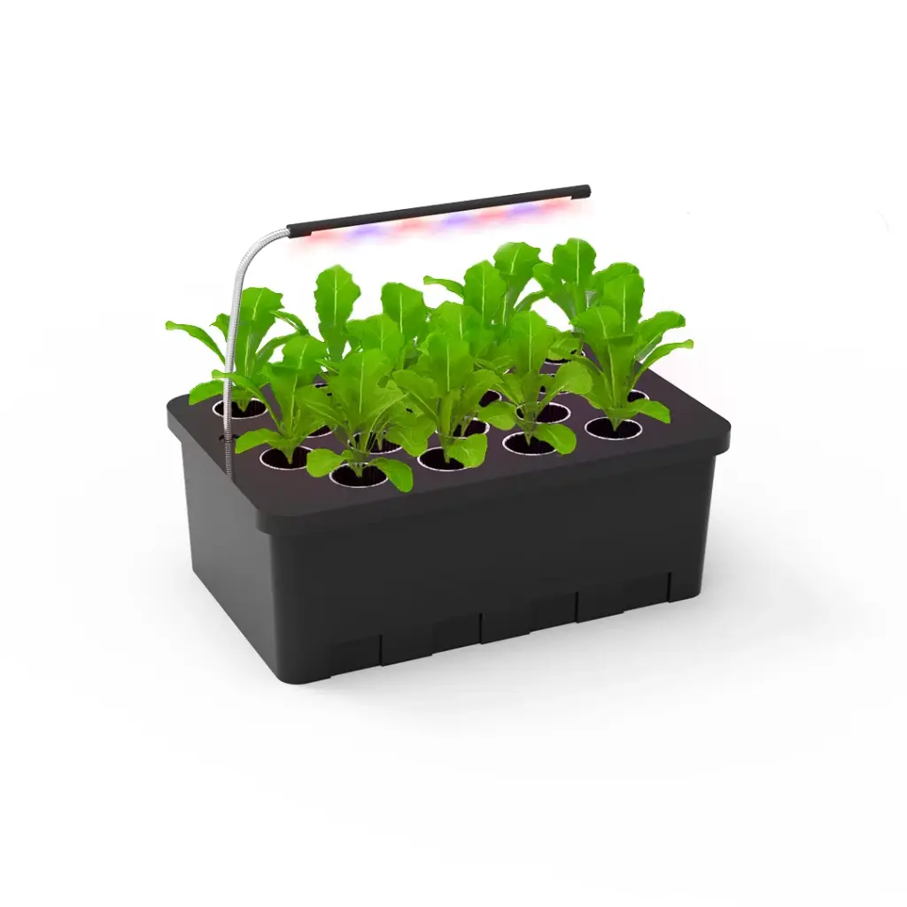 [KITCLONWNUT18] Hydroponic Indoor Greenhouse Cloner L18 – LED Propagation Station With Light and Nutrients