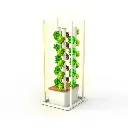 Hydroponic Kit N19 Tower System for 30 Plants, Complete Indoor Garden with Nutrients, Seeds & Accessories
