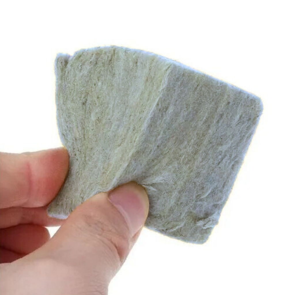 Rock Wool - In Cubes and Plate - 1.5" x 1.5" x 2" (copy)